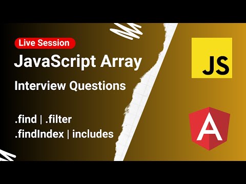 35 Array Methods Series Javascript Interview Questions