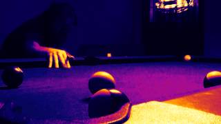 preview picture of video 'Pool Shot Cam Ball Level View Ashes Bar Warrensburg NY 9-27-13'