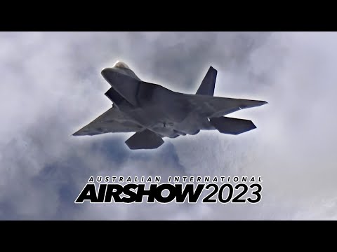 USAF F-22 Raptor Full Aerobatic Demonstration - Avalon Airshow 2023 | 4K HD