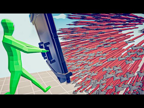 ZOMBIE MIRROR SHIELD vs 2x EVERY GOD | TABS - Totally Accurate Battle Simulator