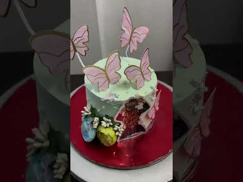 The simplest one of today’s class #cake #delite