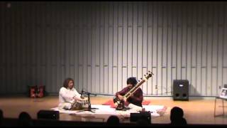 Hindole Majumdar (Tabla) in concert with Indrajit Banerjee (Sitar)Live in Milwaekee USA