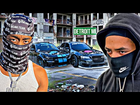 WE TOOK OUR STOLEN HELLCAT REDEYES THROUGH DETROIT FT. FASTLIFENICK😱