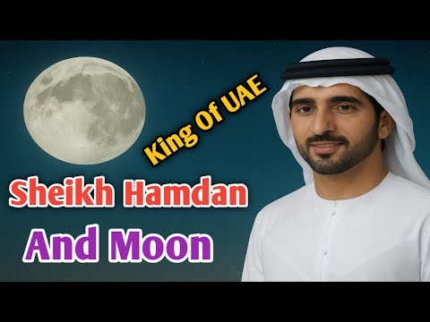 Sheikh Hamdan And Moon| UAE King| #fazzapoetry #sheikhhamdan #arabroyalty #fazzapoems 