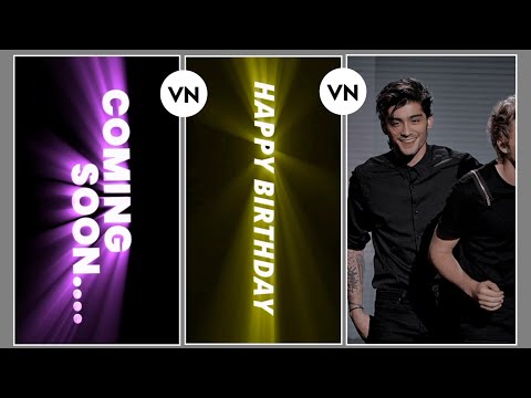 Birthday Status Video Editing In Vn App | Happy Birthday Status Video Editing In Vn Video Editor
