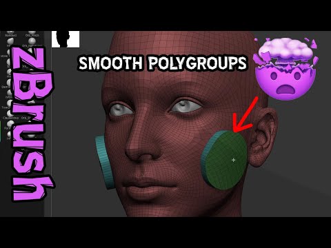 Smooth PolyGroups - Awesome zBrush Trick