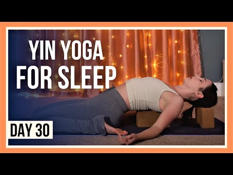 15 min Yin Yoga Stretches – Day #30 (RELAXING YOGA BEFORE BEDTIME) thumbnail