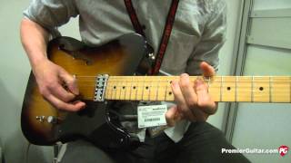 Video thumbnail for Musikmesse '13 - Fender Cabronita Telecaster Thinline & Stratocaster Plus Top Demos by Premier Guitar