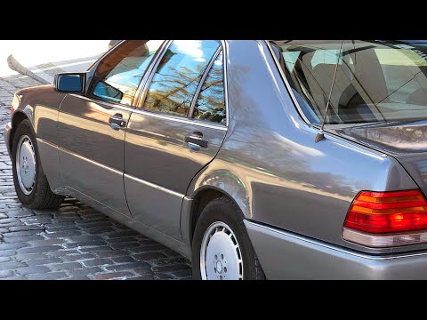 w140 Mercedes-Benz 400 SE mit 267 Mittelrot Interieur 1991