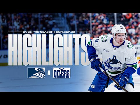 Game in 10 | Vancouver Canucks at Edmonton Oilers Pre-Season Highlights (Sep 28, 2025)