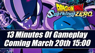 DRAGON BALL SPARKING ZERO 13 MINUTES GAMEPLAY TRAILER COMING ON MARCH 20TH
