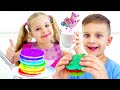 Diana and Roma Rainbow Pancakes Adventure Cartoon Diana and Roma Rainbow Pancakes Adventure Cartoon