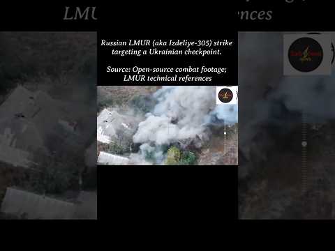 Russian LMUR Strike — Ukrainian Checkpoint Hit 🎥🔥