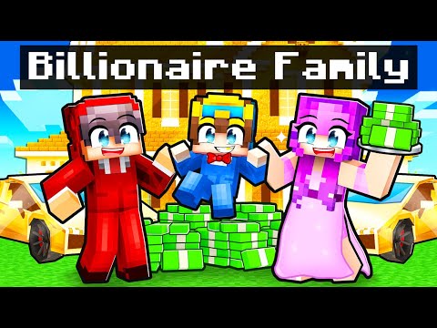 Adopted by Billionaire Family in Minecraft!