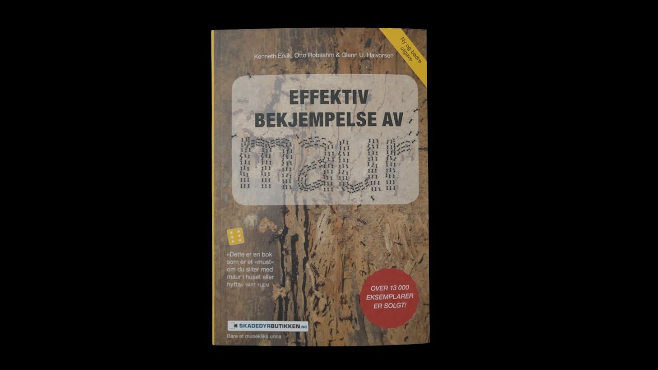 Effektiv bekjempelse av maur - opplag 4 - bok maurbekjempelse