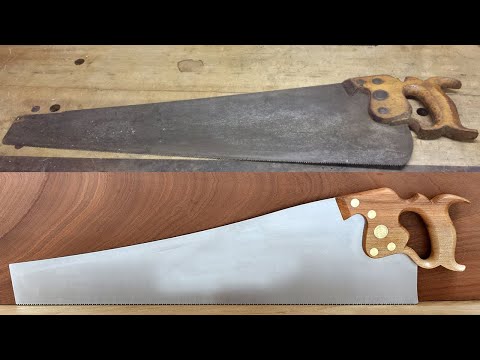 Hand Saw Restoration Old to new