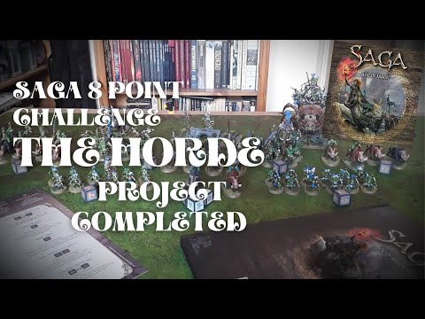 SAGA AGE OF MAGIC 8 point warband complete. The HORDE!!