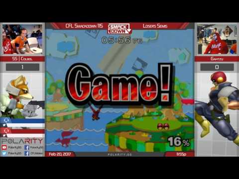 CFL Smackdown 115 Melee - SS Colbol (Fox) vs Gahtzu (Falcon) - Losers Semis