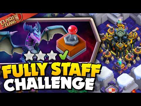 Easily 3 Star Fully Staffed Challenge (Clash of Clans)