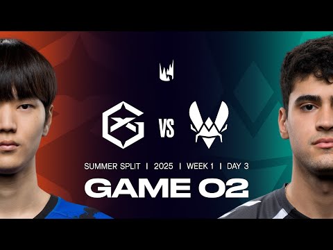 GX v VIT | 2025 LEC Summer | Week 1 Day 3 | GIANTX vs. Team Vitality Game 2