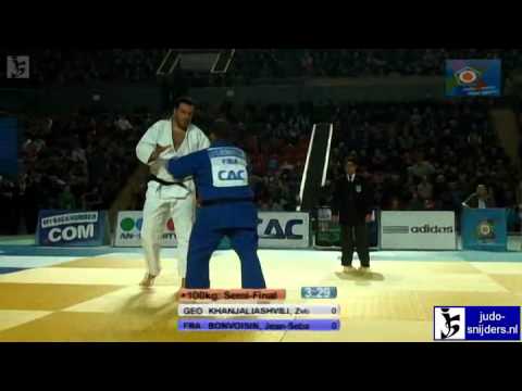Zviadi Khanjaliashvili (GEO) - Jean-Sebastien Bonvoisin (FRA) [+100kg] semi-final