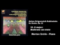 Morton Estrin, Piano - Anton Rubinstein Six Etudes, Op. 23 - 06 G major: Moderato con moto