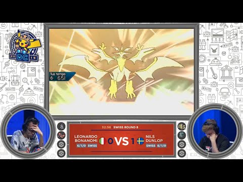 2019 Pokemon World Championships VGC Masters Day 1 - Leonardo Bonanomi vs Nils Dunlop - Swiss R8