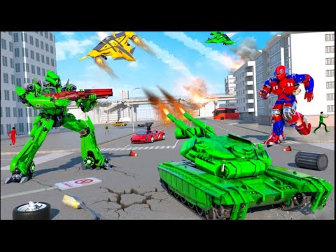 Army Robot Jet Car Transform: Android Game
