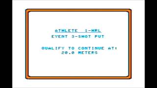 Decathlon for the TRS-80 CoCo