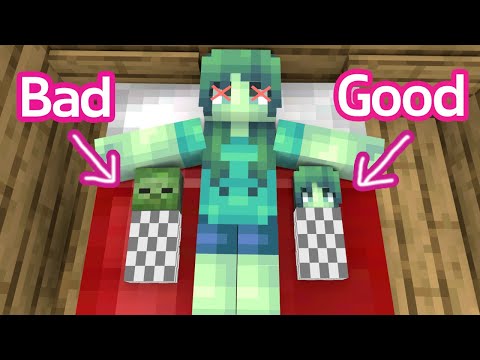 Bad Boy vs Good Girl - Baby Zombie Minecraft Animation