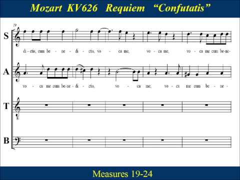 Mozart - KV626 - Requiem - 7 - Confutatis - Alto