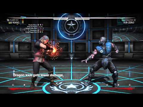 Mortal Kombat X Liu Kang Easy Beginner Combos