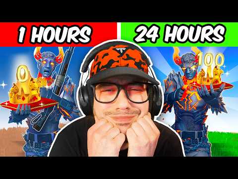 Playing Fortnite for LITERALLY 24 hours…
