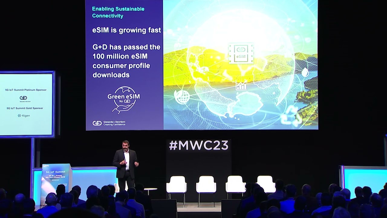 MWC23 Barcelona - 5G IoT Summit: How to unlock the potential of sustainable IoT at scale - G+D