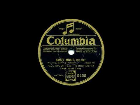 Paul Specht Orchestra - That's what I call sweet music