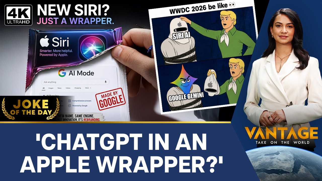 Apple Launches Siri AI, But Social Media Isn’t Impressed | Vantage on Firstpost | 4K