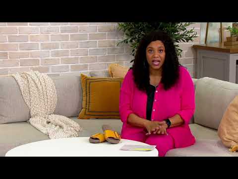 Naot Leather Buckle Slide Sandals - Tahiti on QVC