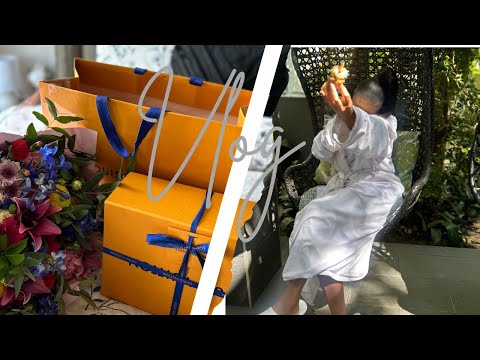 Vlogtober Ep 1: Fairlawns luxury spa /Louise Vuitton unboxing /Birthday spoils/Ndondonelisiweo