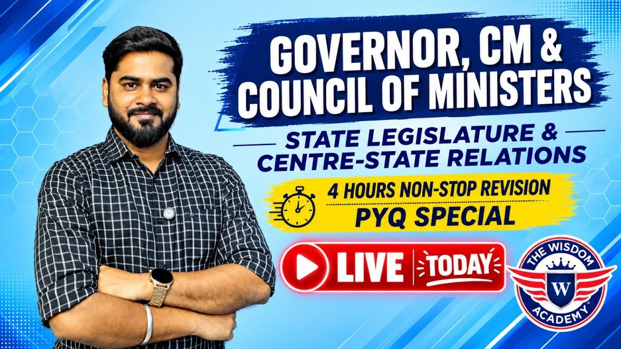 GOVERNOR/STATE LEGISLATIVE/LIVE REVISION/GROUP I/TNPSC