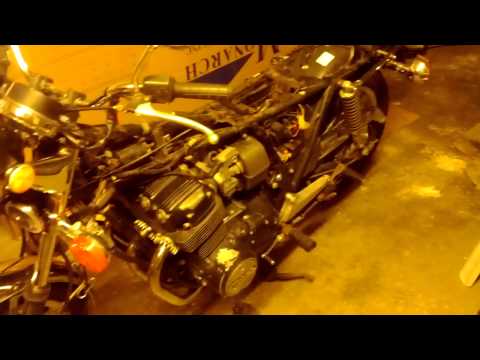Honda CB750 Cafe Racer Motorcycle Build - Episode 2 - Disassembly and Denial
