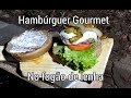 Hambúrguer Gourmet No Fogão De Lenha Comida Gostosa Caseira