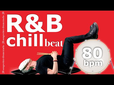 R&B Chillout Drum Beat 80 bpm 🥁 Drum Backing Track - #63