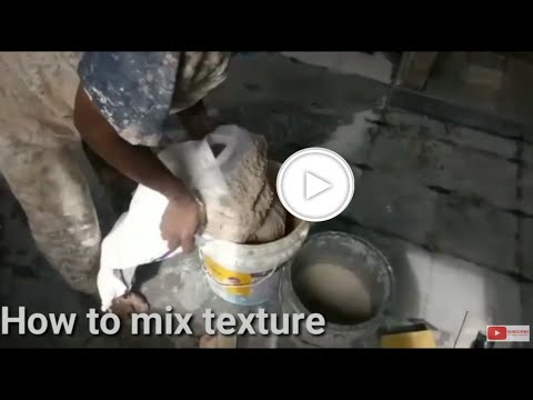 Mixing texture for walls | how to texture your walls | How to mix a batch of drywall texture mud