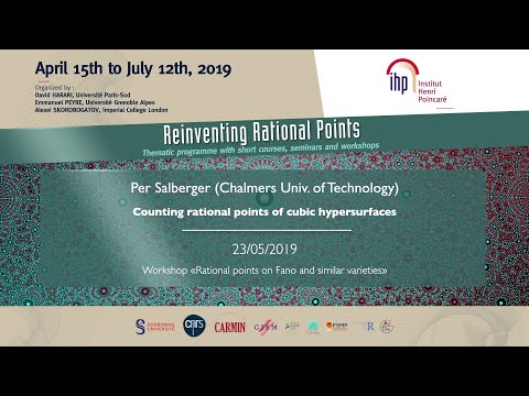 Counting rational points of cubic hypersurfaces - Salberger - Workshop 1 - CEB T2 2019