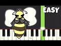 Sweet Little Bumble Bee - EASY Piano Tutorial - Bambee