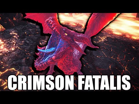 This Mod Adds CRIMSON FATALIS To Monster Hunter World Iceborne!