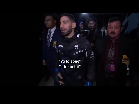Ilia Topuria "Yo lo soñé" - Entrada UFC 298