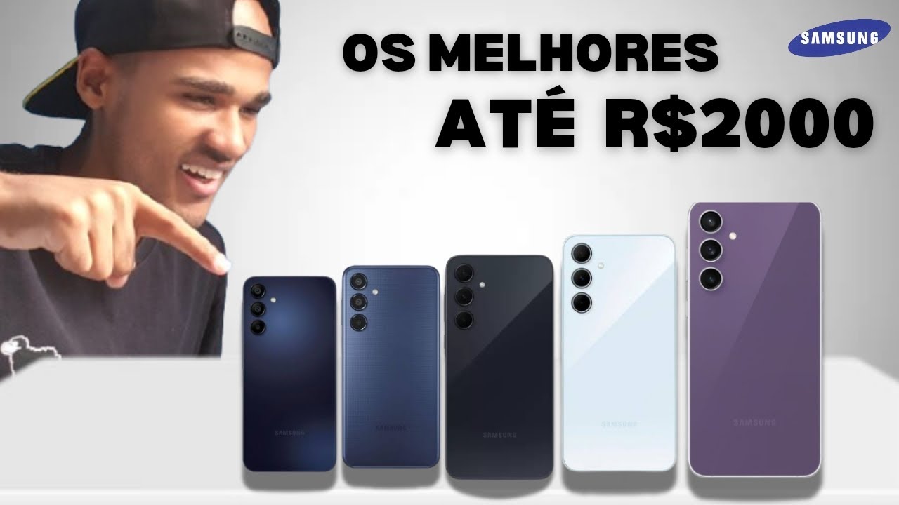 Melhores Celulares Samsung até R$2000 em 2024: Custo-Benefício e Desempenho Garantido! #smartphone