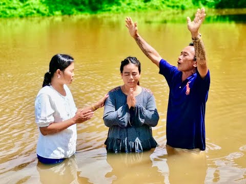 Baptism in Northern Thailand