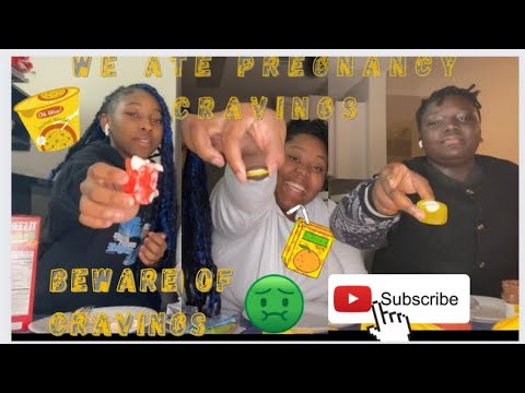 Eating PREGNANCY🤰🏽CRAVINGS🤮• Ft The Evil Twins ( Mon’Tah & Akeem )